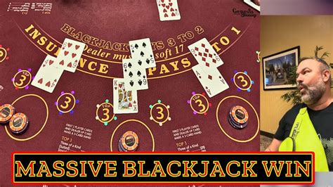 biggest blackjack win